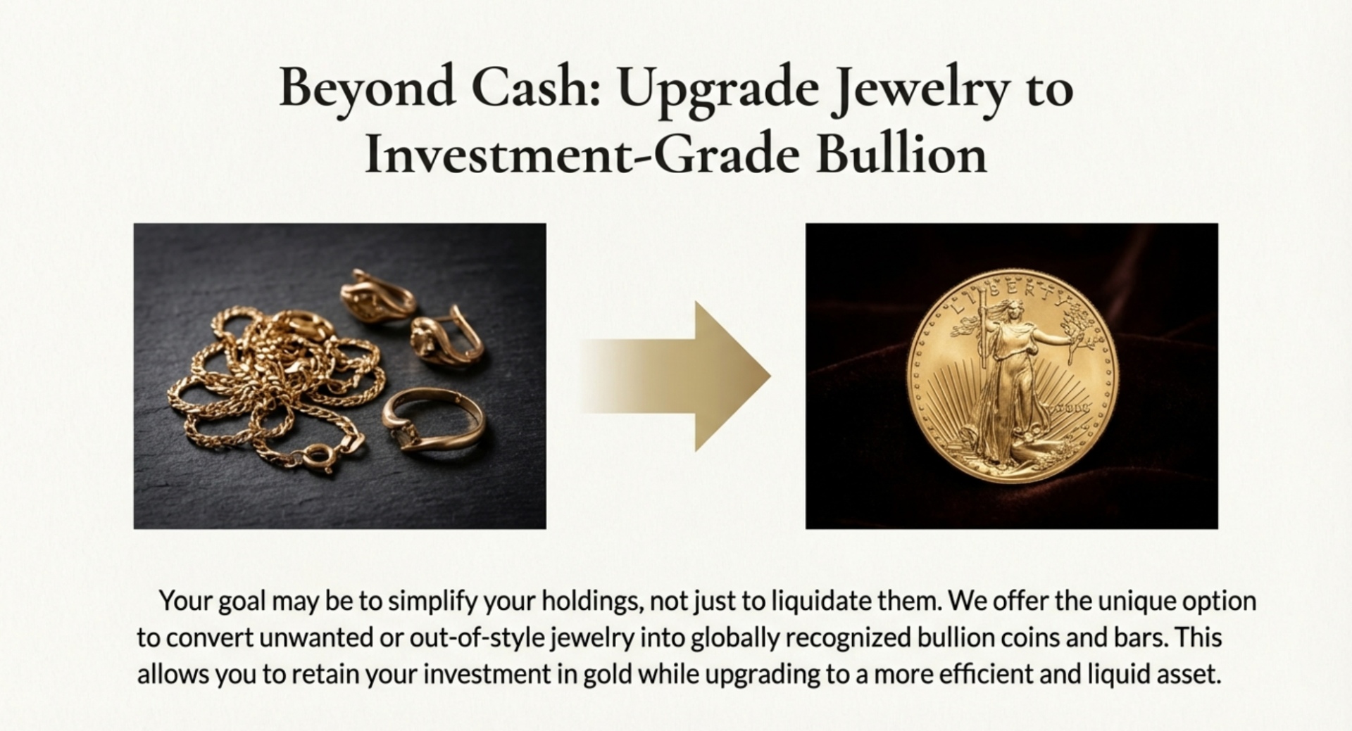 When It Makes Sense to Trade Jewelry for Bullion Instead of Cash