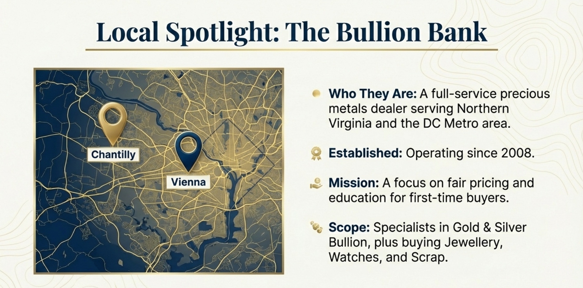 Where to Buy Gold and Silver in Northern Virginia