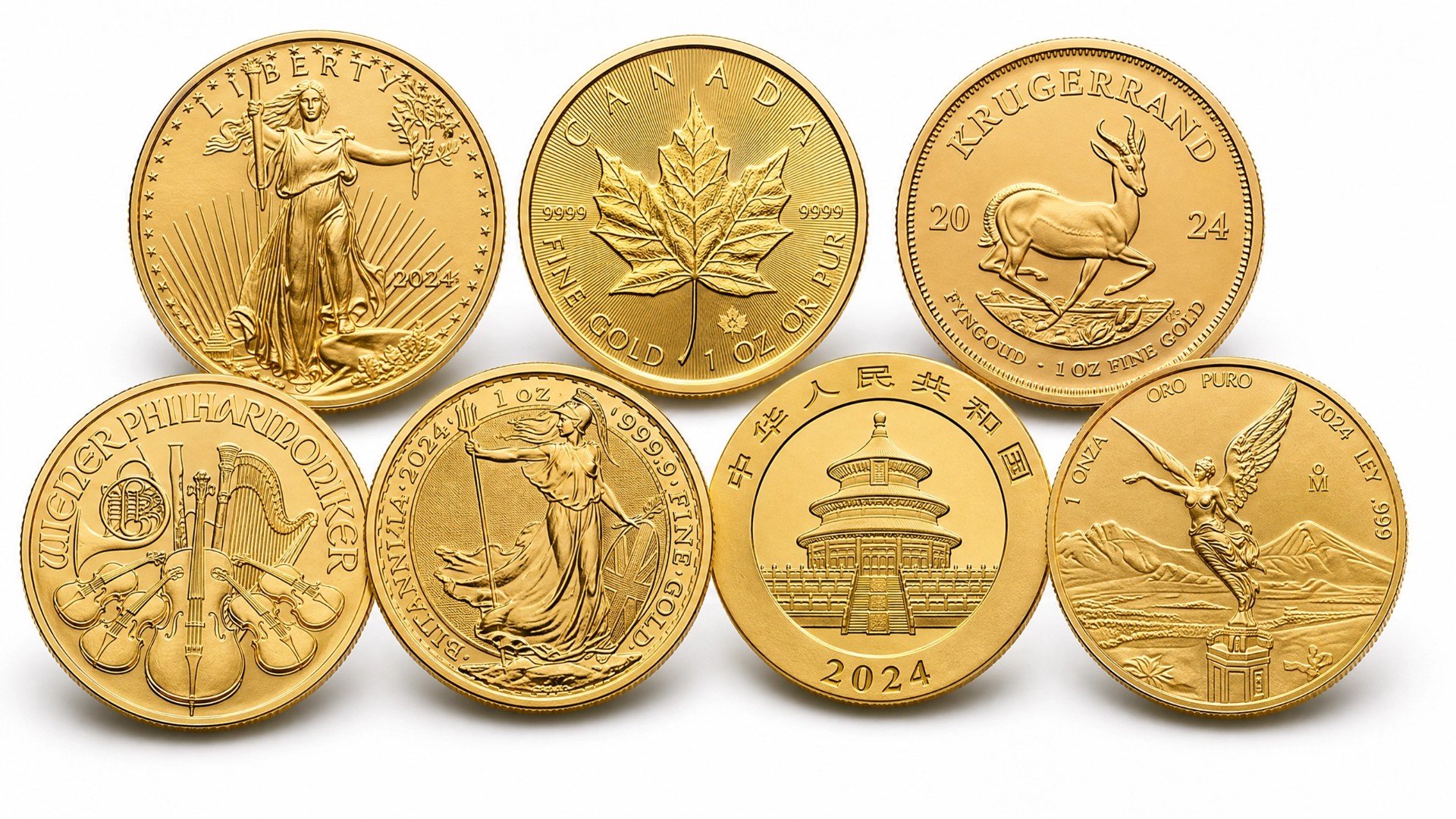 Collection of Gold Bullion Coins