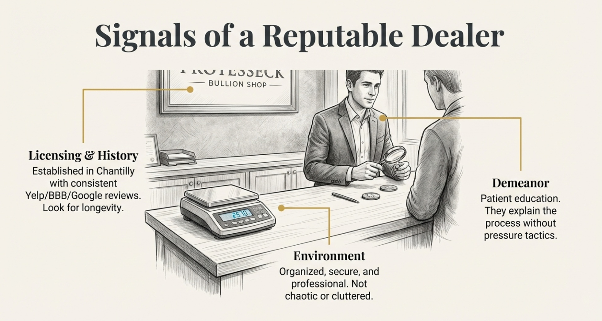 Proper licensing, reputation, and years in business