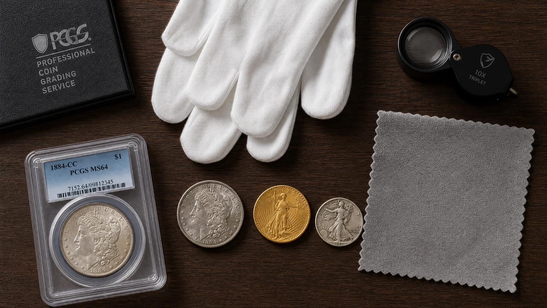Coin grading submission preparation