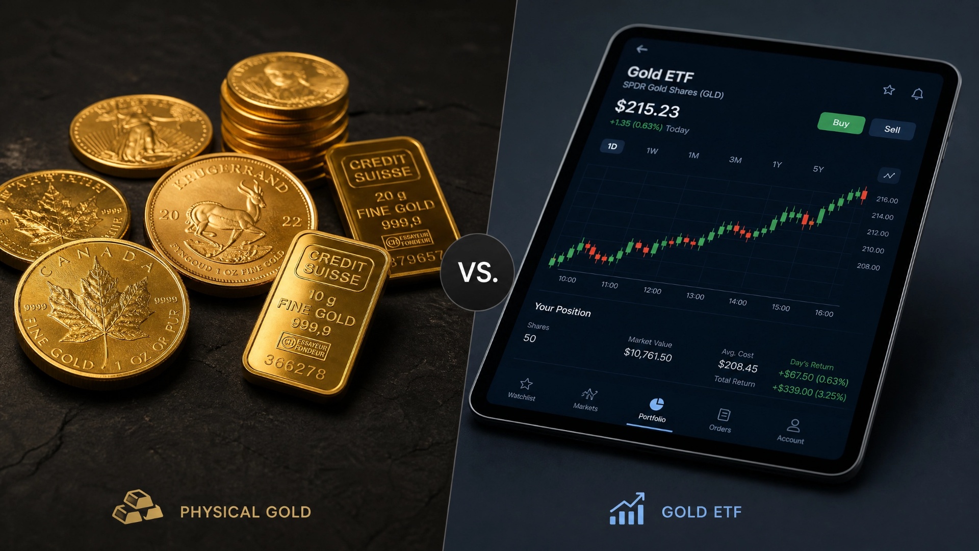 Comparison of gold, silver, and bitcoin as investment assets, highlighting their value and market trends.