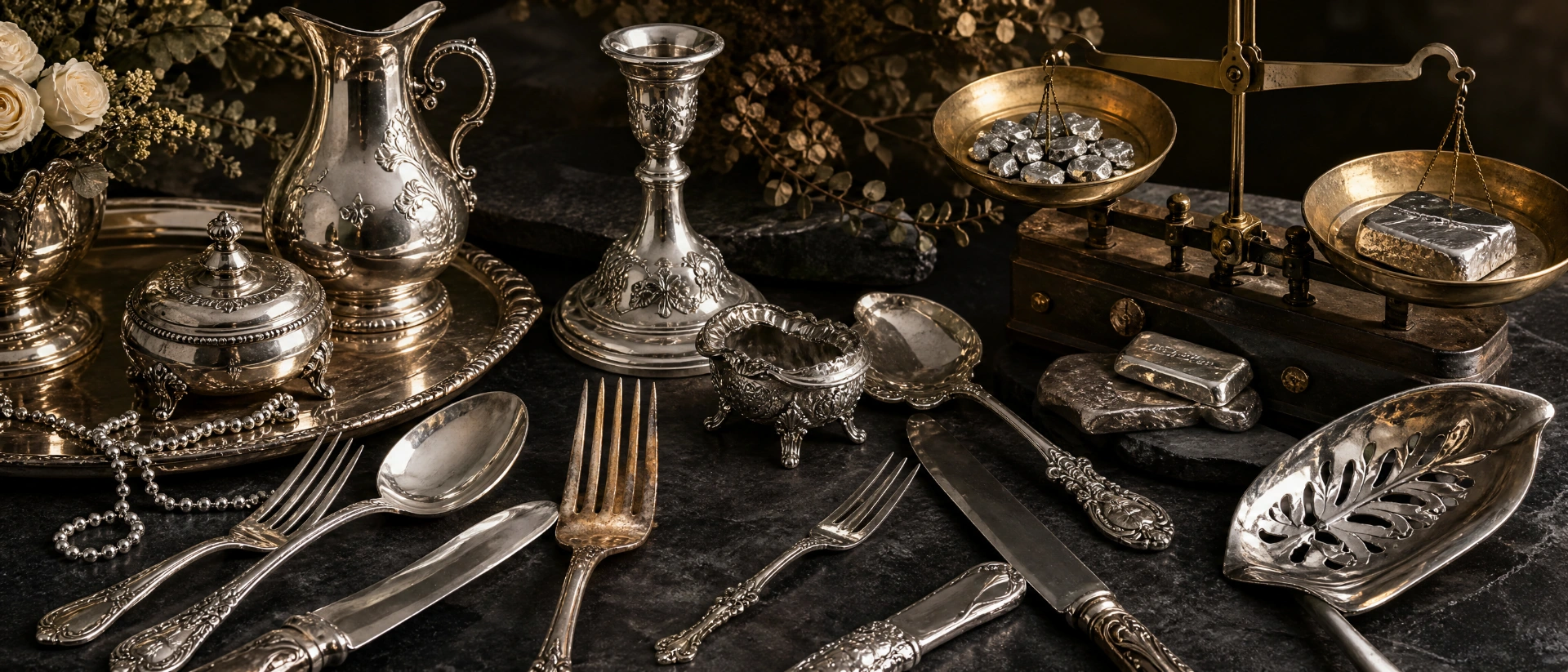 Sterling vs Silverplate: How Flatware and Hollowware Are Weighed and Priced