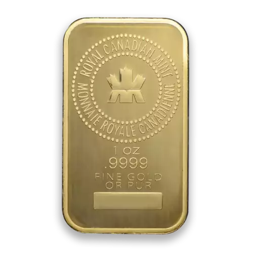 1 oz Royal Canadian Mint Gold Bar