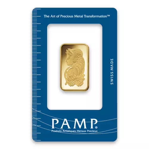 1/2 oz PAMP Gold Bar - Fortuna