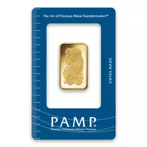 1/2 oz PAMP Gold Bar - Fortuna