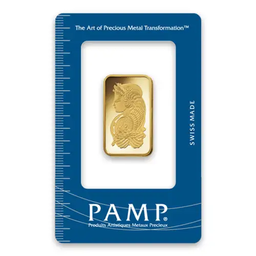 1/2 oz PAMP Gold Bar - Fortuna