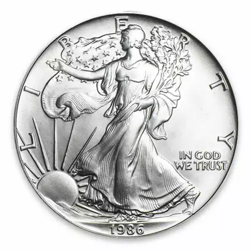 1986 1 oz American Silver Eagle (2)