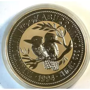 1994 1 kg Australian Perth Mint Silver Kookaburra