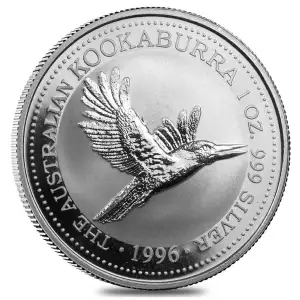 1996 1oz Australian Perth Mint Silver Kookaburra (2)