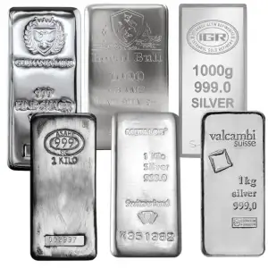 1kg Generic Silver Bar