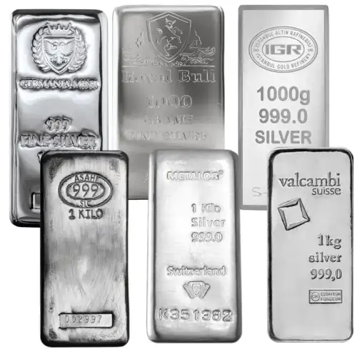 1kg Generic Silver Bar