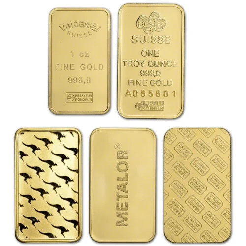 1oz Gold Bar any condition (2)
