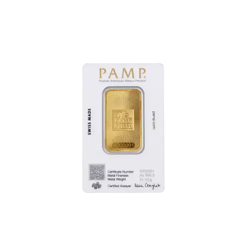 1oz PAMP Suisse Gold Bar (3)