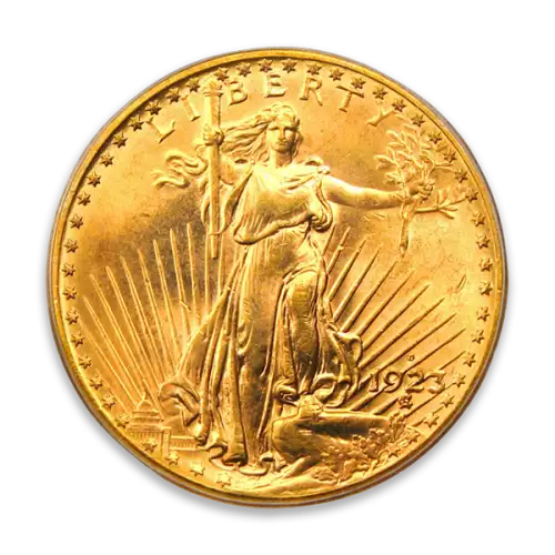 $20 Gold St. Gaudens - Common Date.   

Image is example. Quality/date of your coin will be VG+, any year
