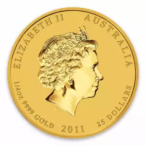 2011 1/4 oz Australian Perth Mint Gold Lunar II: Year of the Rabbit (2)