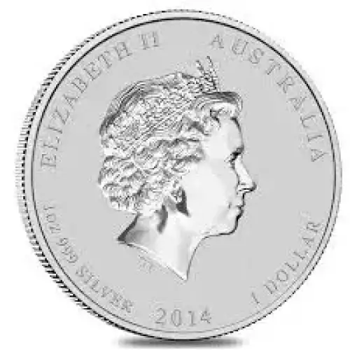 2014 1 oz Australian Perth Mint Silver Lunar II: Year of the Horse (2)