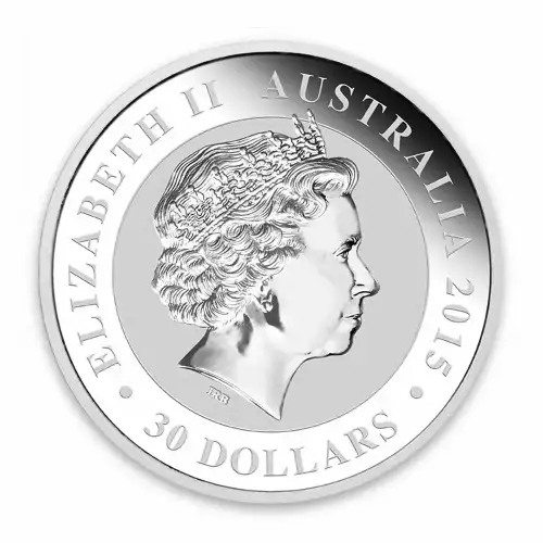 2015 1 kg Australian Perth Mint Silver Kookaburra (2)