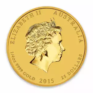 2015 1/4 oz Australian Perth Mint Gold Lunar II: Year of the Goat (2)