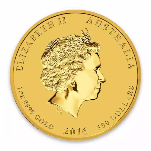 2016 1 oz Australian Perth Mint Gold Lunar II: Year of the Monkey (2)