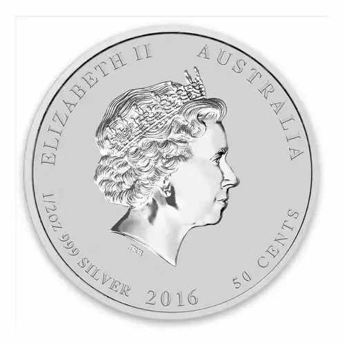 2016 1/2 oz Australian Perth Mint Silver Lunar II: Year of the Monkey (2)