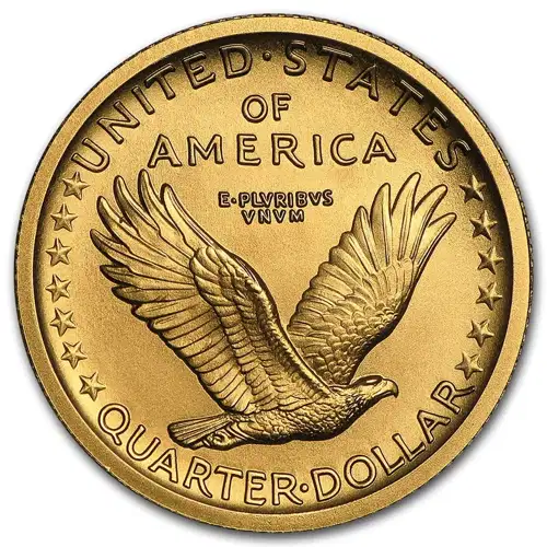 2016-W 1/4 oz Gold Standing Liberty Quarter Centennial (w/OGP)