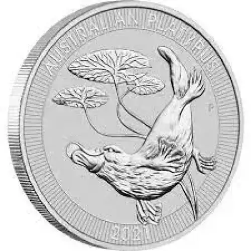  2021 1.5 oz Australian Silver Platypus Coin 