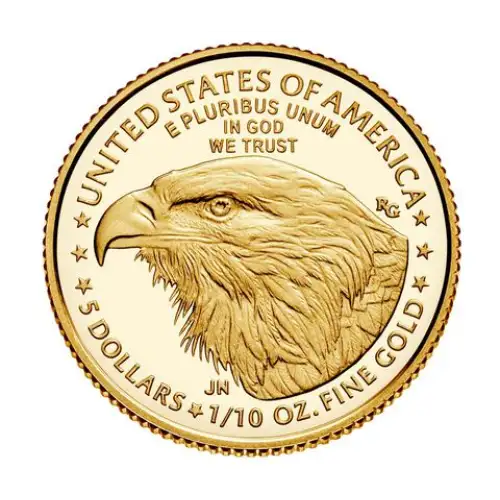 2021 Type 2 - 1/10 oz Gold Eagle  Proof - with Original Govt Packaging