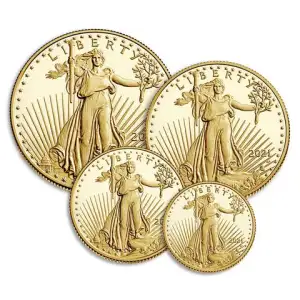 2021 Type 2 - Gold Proof Four-Coin Set - with Original Govt Packaging