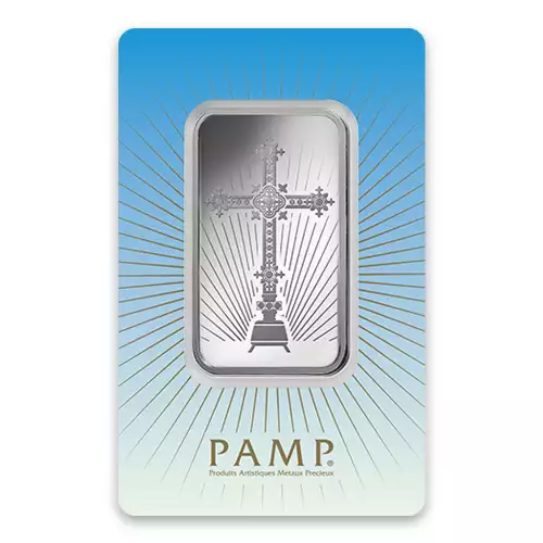 50 g PAMP Silver Bar - Romanesque Cross (3)