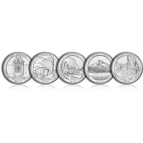 5oz America the Beautiful Silver Coin - Any Year