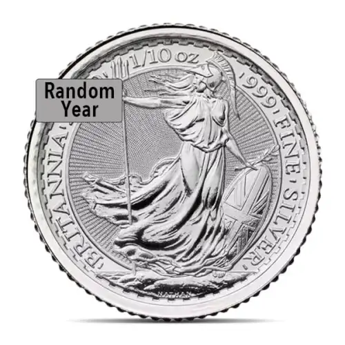 Any Year 1/10oz British Silver Britannia