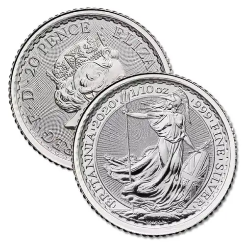 Any Year 1/10oz British Silver Britannia (3)