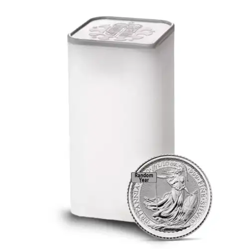 Any Year 1/10oz British Silver Britannia (4)