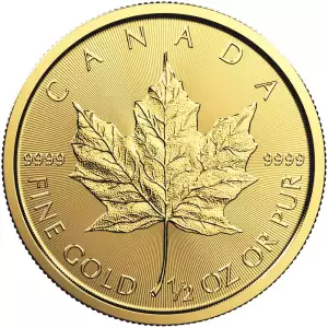 Any Year 1/2 oz Canadian Gold Maple Leaf (2)