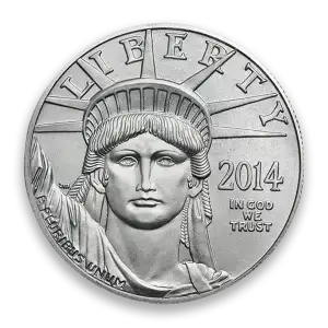 Any Year 1/4 oz American Platinum Eagle (2)