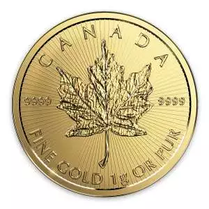 Any Year 1g Canadian Maple Leaf
