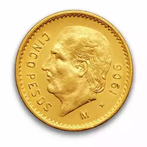 Mexico 5 Peso Gold Coin  (2)