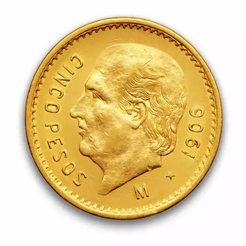 Mexico 5 Peso Gold Coin  (2)