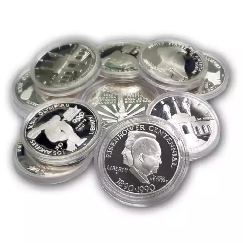 Modern Silver Commemoratives - $1 (1982 to Date) - MS+ - Random Design