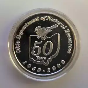 1999 Ohio State Fair Department of Natural Resources Silver Round