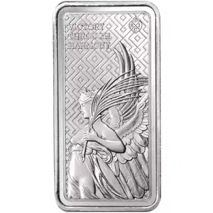 2022 10 oz St. Helena Rectangular Silver Queen’s Virtues Victory coin