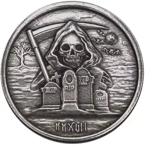 Monarch Grim Reaper 1 oz silver (1)