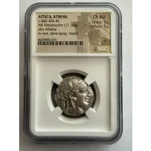very high grade Athenia Owl CH AU strike 5/5 Surface 5/5 (4)