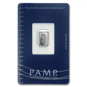 1g PAMP Palladium Bar - Fortuna