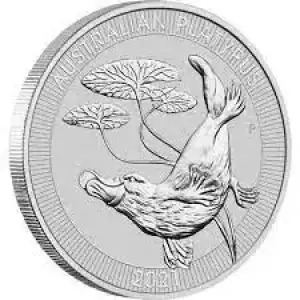 2021 1.5 oz Australian Silver Platypus Coin 