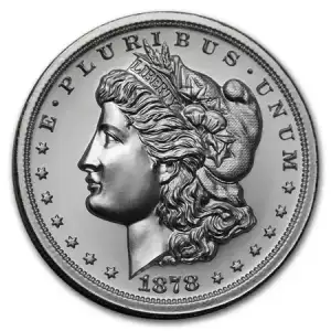 Intaglio 1878 High Relief Morgan dollar Tribute – 2 oz