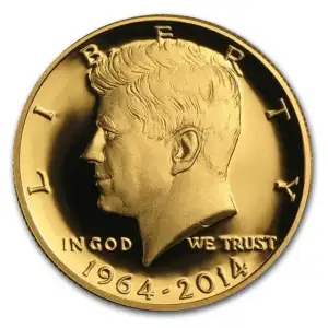 2014 Kennedy 3/4 oz gold Commem