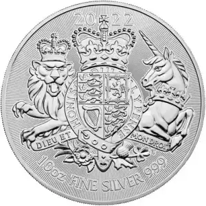 any year 10 oz Royal Mint Coat of Arms .999 silver