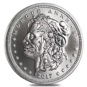 2017 Zombucks Morgue Anne 1 oz silver
